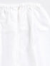 Girl's' White Chanderi Ethnic Combo Set